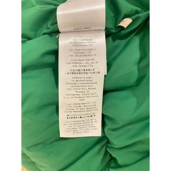 Gucci The North Face Printed Down Jacket Puffer Coat Floral GG Logo Small Womens - Picture 12 of 14